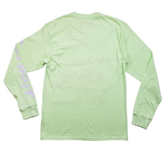 NWT Nike My Nike Friends Shirt Mens Small Lime Green Embroidered Long Sleeve - Picture 8 of 10